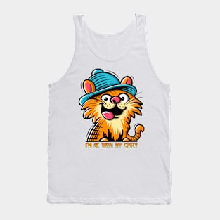 Crazy Cat Tank Top